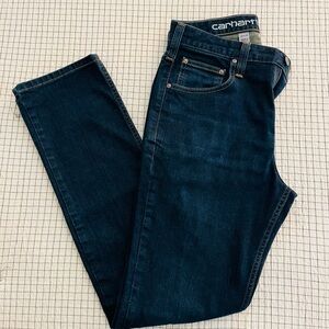 Carhartt Men's Deep Indigo Straight Jeans